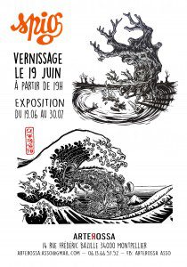 Expo Spig à la galeerie Arterossa à Montpellier