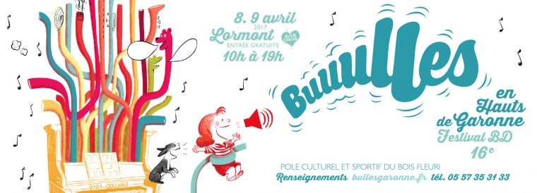 Bulles en hauts de Garonne 2017 - ateliers linogravure illustration spig linocutfactory