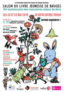 Salon du livre jeunesse de Bruges 2019 - Ateliers linogravure