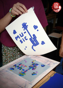 Legographie sur papier